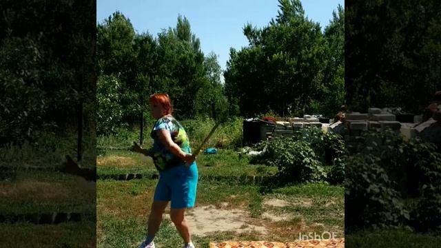 Фланкировка. Шашка . Отработка элементов. смотреть онлайн