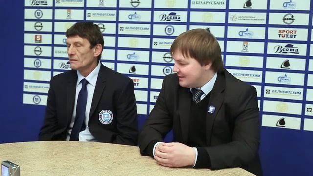 08.10.2015. Химик-СКА - ХК Витебск (3:2 ПБ). Пресс-конференция смотреть онлайн