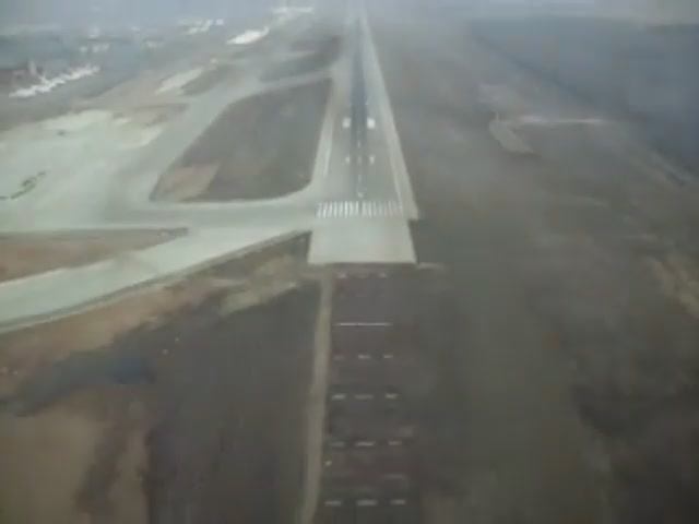 Ан 12. Взлёт, вид из кормы