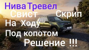 Нива тревел свист скрип под капотом на ходу при сбросе газа. Решение проблемы