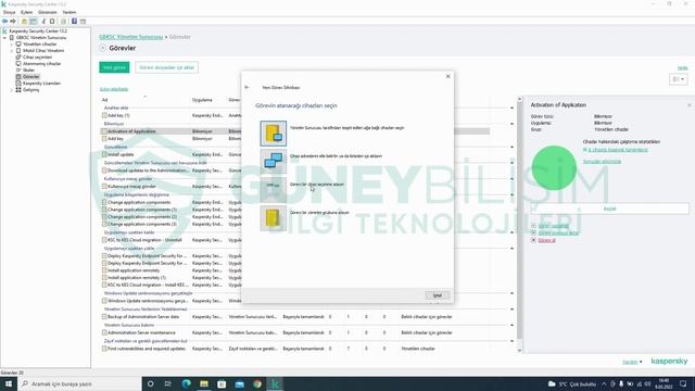 Kaspersky Security Center Kullanıcıya Mesaj Gönder Görevi Yapılandırılması #10 смотреть онлайн