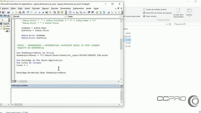 Como criar macro para exportar dimensões para o Excel no SolidWorks | Celso Torres смотреть онлайн