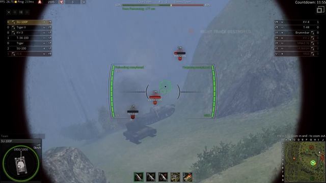 GWT Su 100P in platoon better tracks смотреть онлайн
