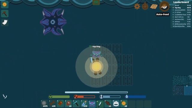 Starve.io WAR 2/KRAKEN vs DRAGON SWORD смотреть онлайн