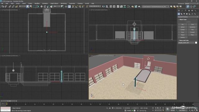 15 - Объединение сцен в 3ds Max 2025 смотреть онлайн
