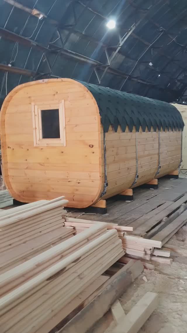 Перевозная баня "Квадро" 5 метров с боковым входом купить в Выксе. смотреть онлайн