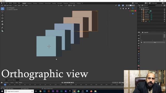 orthographic vs perspective view in blender | by sharjeel hayat смотреть онлайн
