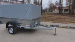 Прицеп Трейлер 829450 2,6х1,5 борт 500 мм, тент 740 мм