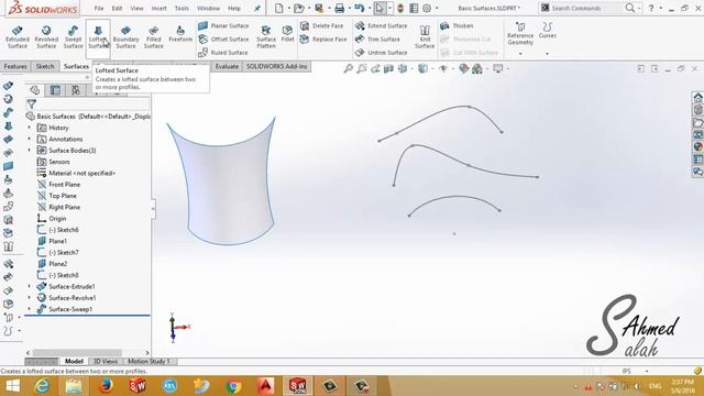 solidworks surfaces 2 eng ahmed salah смотреть онлайн