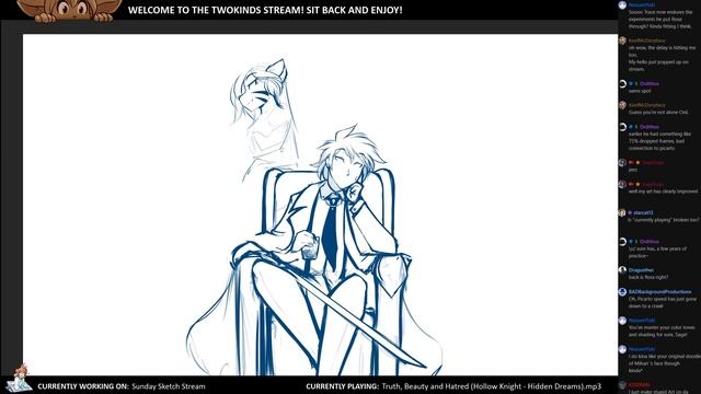 Twokinds 2020.09.19 Sketch Stream x20 смотреть онлайн