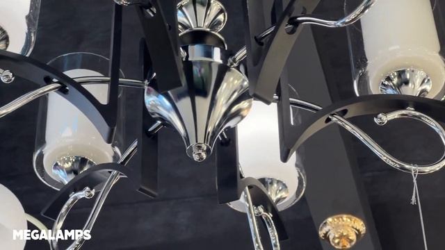 Современная люстра Bohemia Crystal 3330.8730.6.Bk.Ni смотреть онлайн