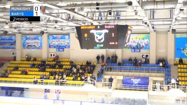 Прямая трансляция ХК "Munaishy" - ХК "Barys", игра №49, МЛК 2019-2020, 3 ноября 2019 смотреть онлайн