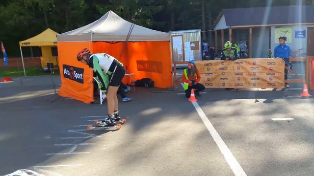 Лыжероллеры - Масс-старт в Обнинске - 15-й этап ФЛРД 2018 смотреть онлайн