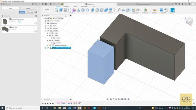 4 - Components - Fusion 360 for Beginners смотреть онлайн