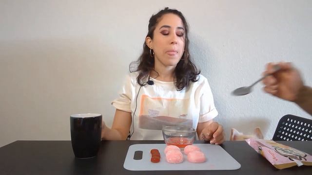 PINK FOOD MUKBANG 먹방 Eating Show |rice cakes (mochi) x2, boba pearls, ice cream & strawberry gummie смотреть онлайн