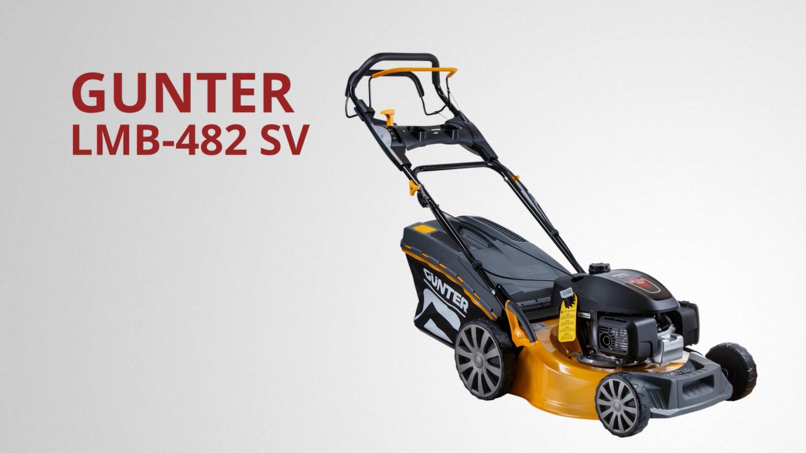 GUNTER LMB-482 SV Газонокосилка бензиновая самоходная смотреть онлайн
