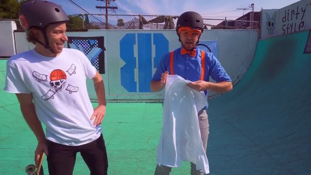 Blippi Aprende Trucos De Skate Con Shaun White | Aprende Con Blippi | @BlippiEspanol  |