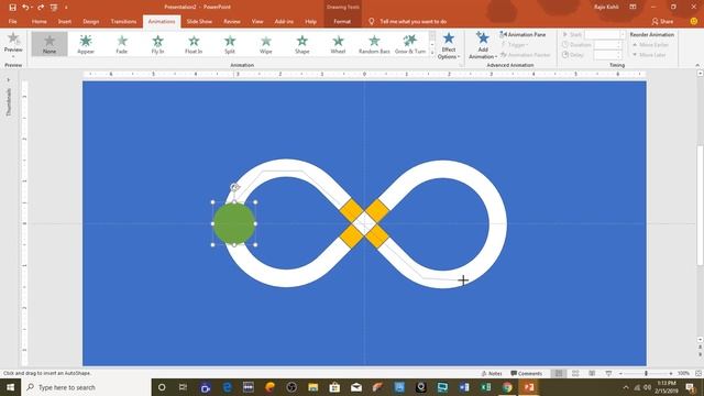 Create an Infinity Loop Animation in PowerPoint Tutorial смотреть онлайн