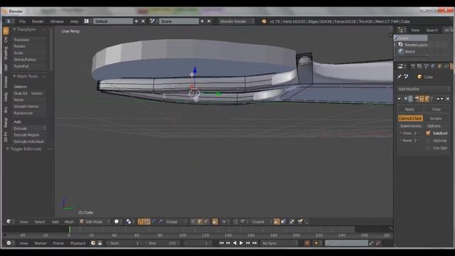 MODELING TOOTHBRUSH WITH BLENDER смотреть онлайн