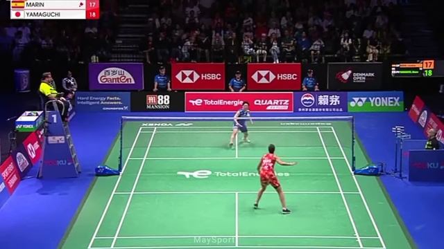 Badminton Akane Yamaguchi (JPN) vs (ESP) Carolina Marin Womens Singles смотреть онлайн