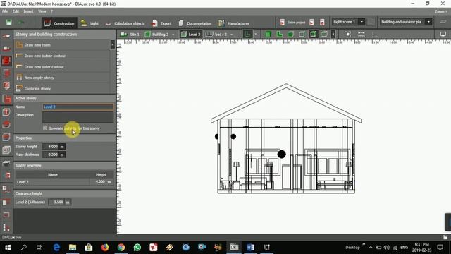 DIALux tutorial - how to create roof смотреть онлайн