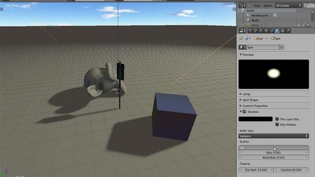 Realtime Soft Shadows Blender