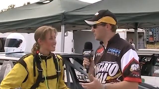 OntarioOval.com with Samantha Shaw, Mini Stock driver at Flamboro смотреть онлайн