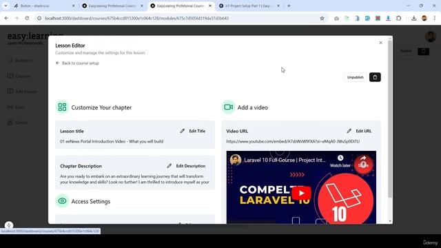 133 -Lesson Publish Unpublish Delete Part 4 смотреть онлайн
