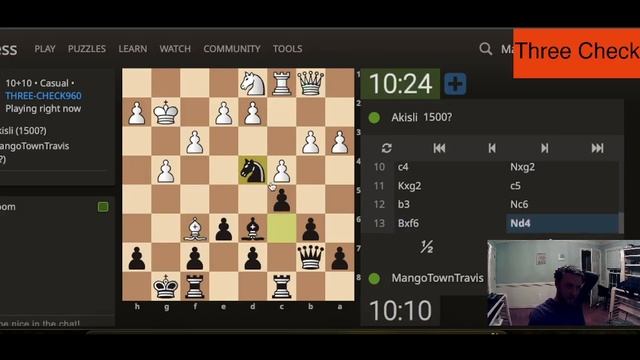 Three Check Chess - Ep. 20 - Chess Variants Ep. 1420 смотреть онлайн