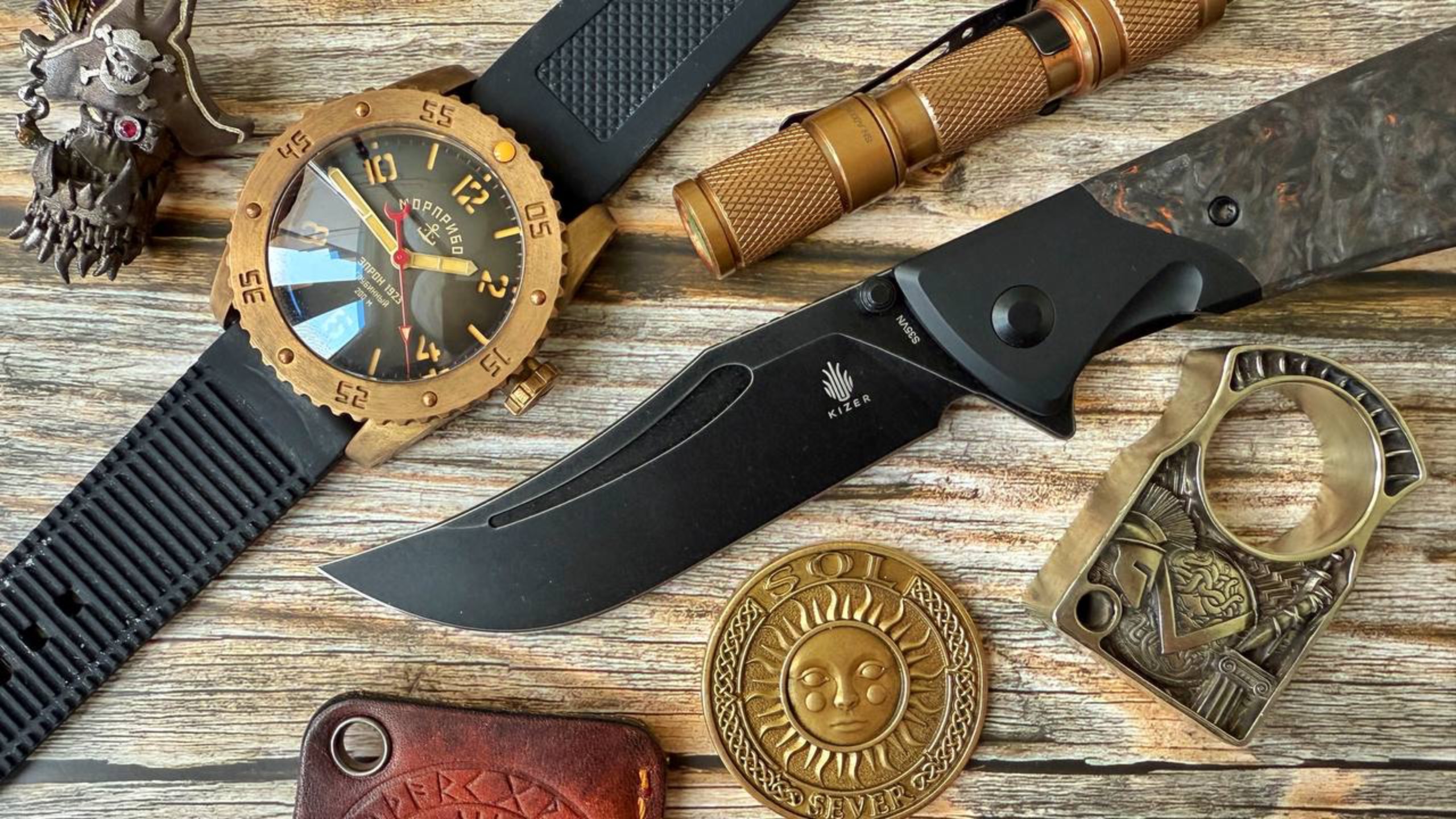 КОГДА ЕСТЬ ЧЕМ РЕЗАТЬ! Kizer Phoenix складной нож смотреть онлайн