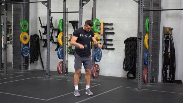 Dumbbell Reverse Grip Curls | CrossFit Invictus смотреть онлайн