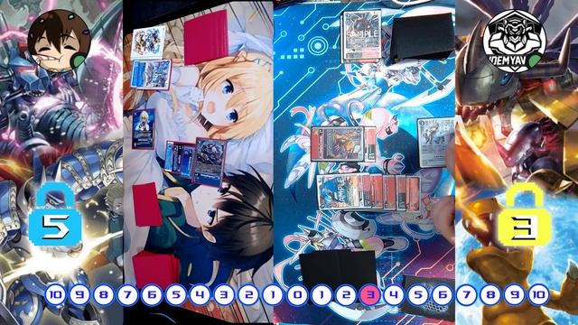 Wargreymon Vs Blue Flare | Digimon Tri Cup [BT12] [デジカ] Across Time | Episode 8! смотреть онлайн