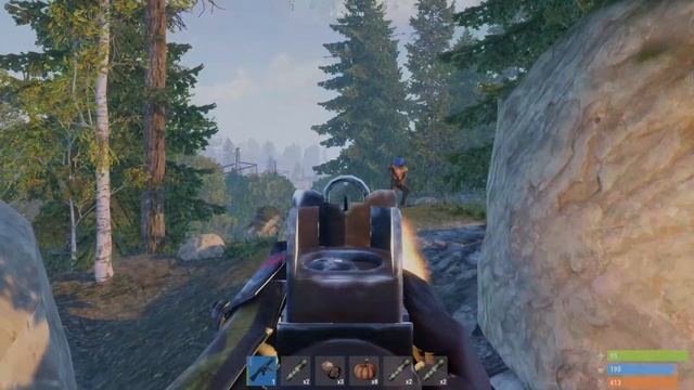 Как стрелять в Rust на консоли смотреть онлайн