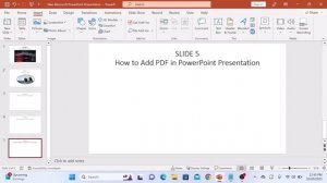 How to Insert PDF in PowerPoint