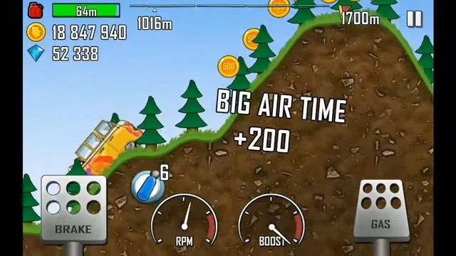 INVISIBLE POWER IN HIPPIE VAN ?| DO NOT TOUCH TREE | HILL CLIMB RACING смотреть онлайн