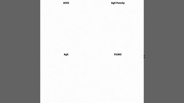 Comparison ACES – AgX – Filmic (Exposure) смотреть онлайн