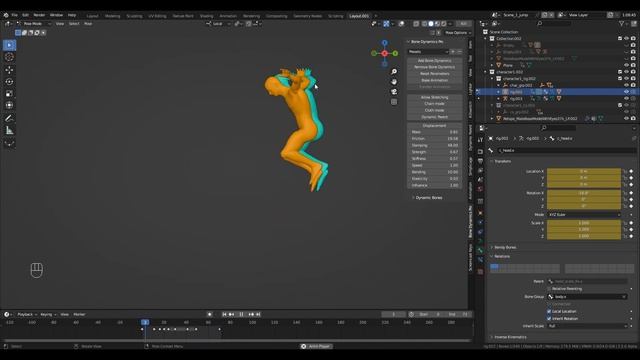 Bonedynamics Transfer Animation Tutorial