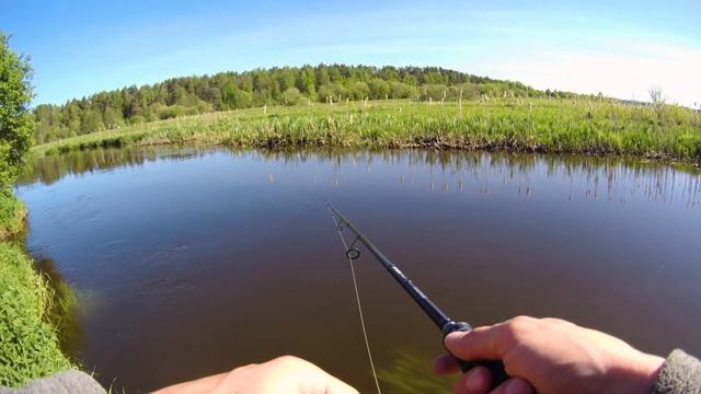 Спиннинг на реке ВЕСНОЙ. Ловля щуки твичингом на течении.