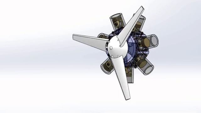 Motor Estrella Solidworks смотреть онлайн