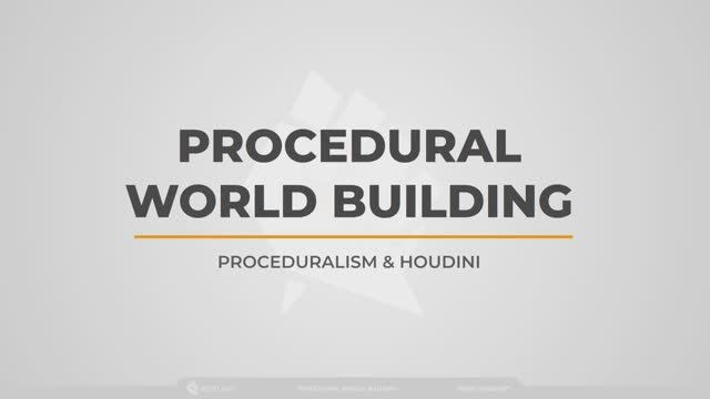 1.2 PROCEDURALISM & HOUDINI