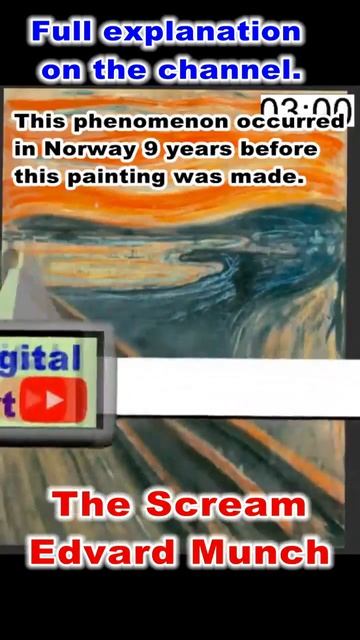 The Scream, Edvard Munch, paint, art #shorts смотреть онлайн