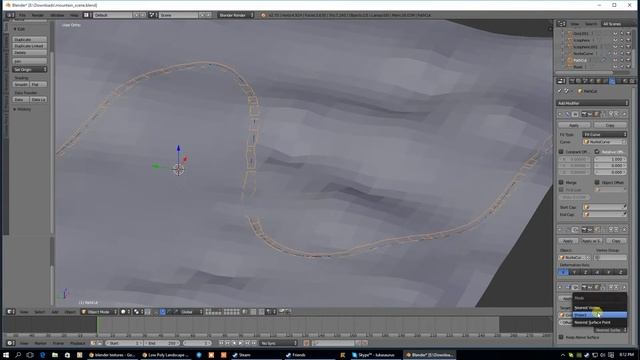 Blender Scene - Creating the Road - Part 4 смотреть онлайн