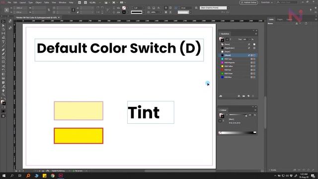 Adobe InDesign Bangla Tutorial 2020 | Color & Effect | Stroke-Fill-Tint Color & Eyedropper | Part-3 смотреть онлайн