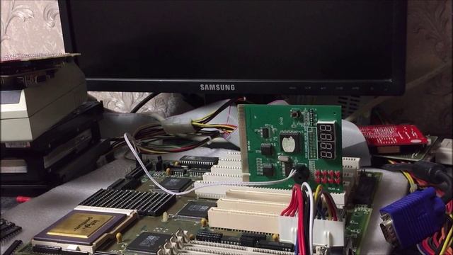 Часть 2 Ожившая материнская плата ABit AB-PS5 Socket 4 (PGA273) и Pentium - 60 (80501-60)