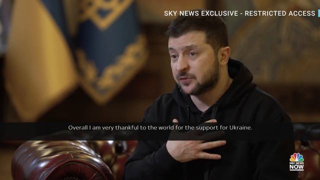 See Zelenskyy learn German tank decision during Sky News interview смотреть онлайн