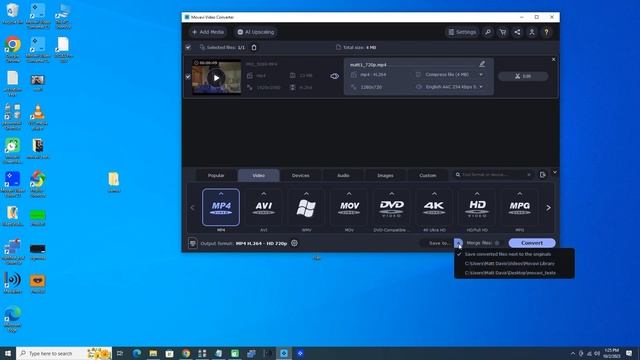 Save A Converted File In Movavi Video Converter 2023 смотреть онлайн