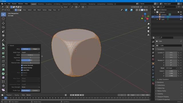 Blender Tutorial - Lesson 31 - Bevel смотреть онлайн