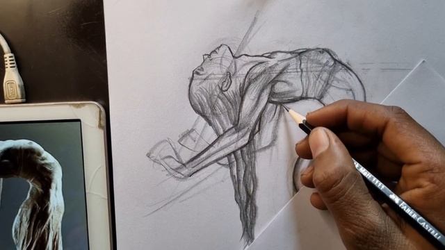 How to Draw Body Poses Step by Step - Vinay Artist - MAF Classes смотреть онлайн