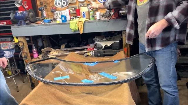 How To Install a Windshield in a VW Super Beetle - Curved VW Windshield- VW bug - VW bus смотреть онлайн