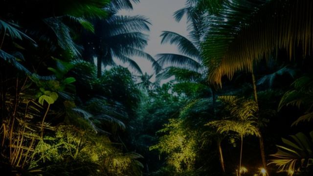 Звуки природы в ночных джунглях для сна смотреть онлайн
